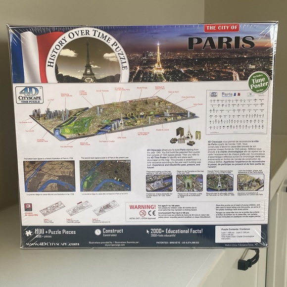 History Over Time puzzle - Paris - Picture 2 of 2